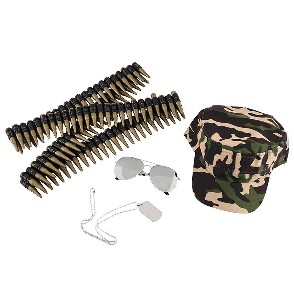 Conjunto de Militar Camuflado Verde