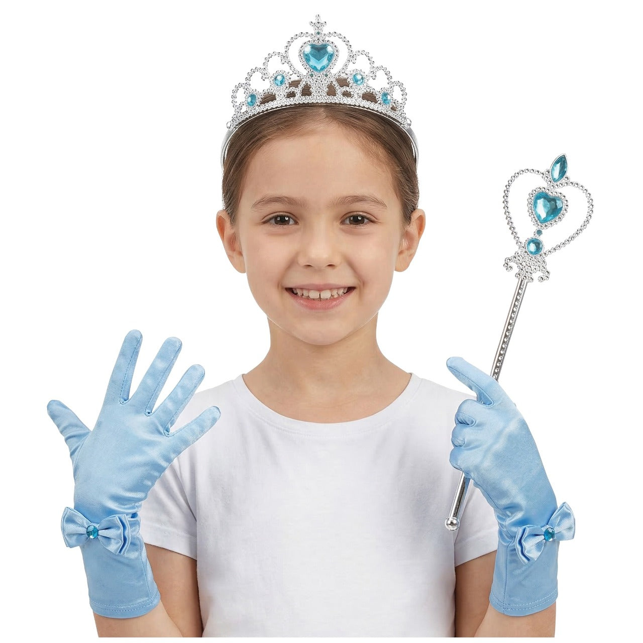 Conjunto de Princesa Cinderela Azul