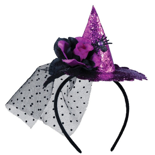 Chapéu Elegante de Bruxa Fashion