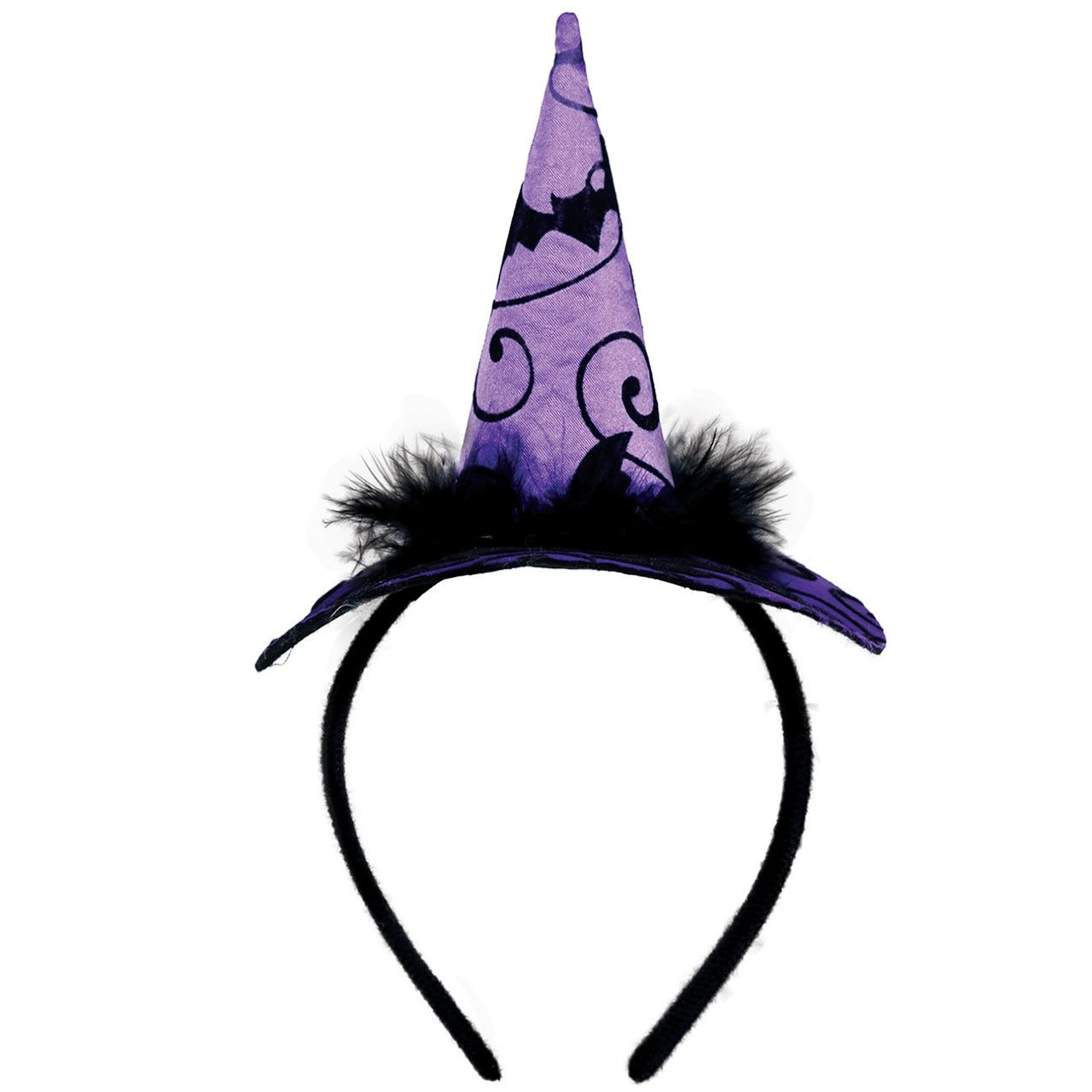 Chapéu Elegante de Bruxa Roxo