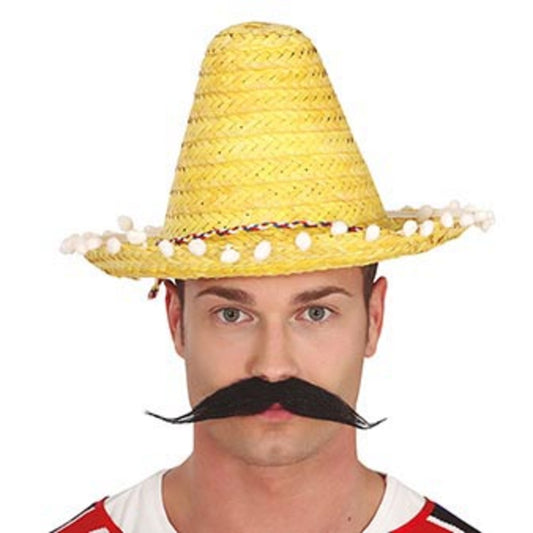 Chapéu Mexicano Amarelo Pequeno
