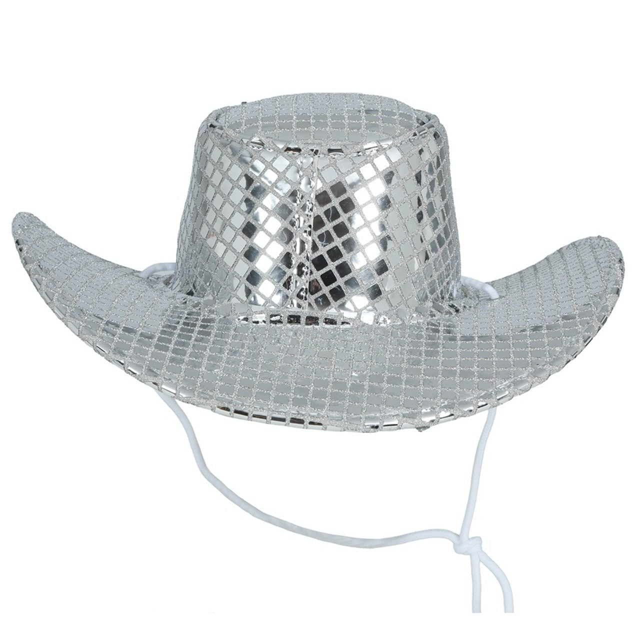 Chapéu de Cowgirl Prateado