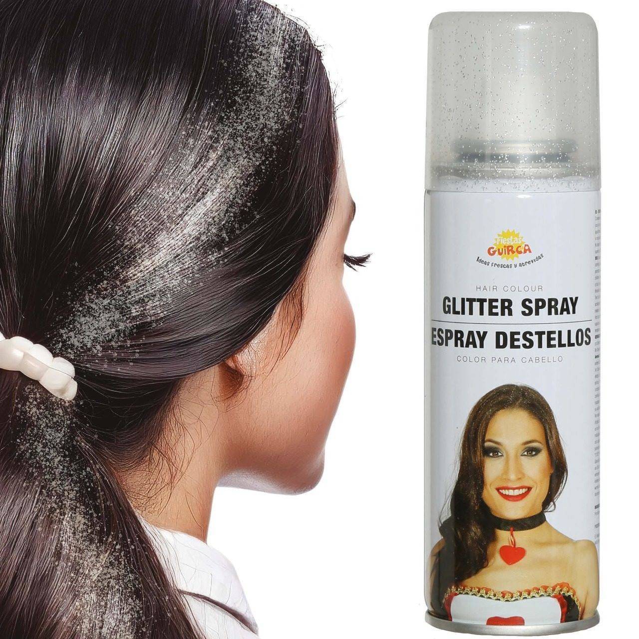 Spray de Cabelo Glitter Prata