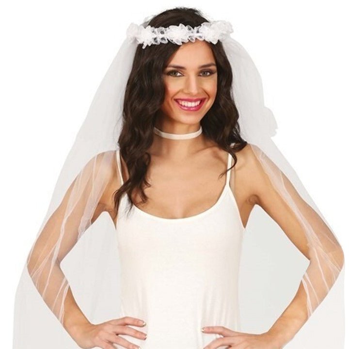 Véu de Noiva com Coroa