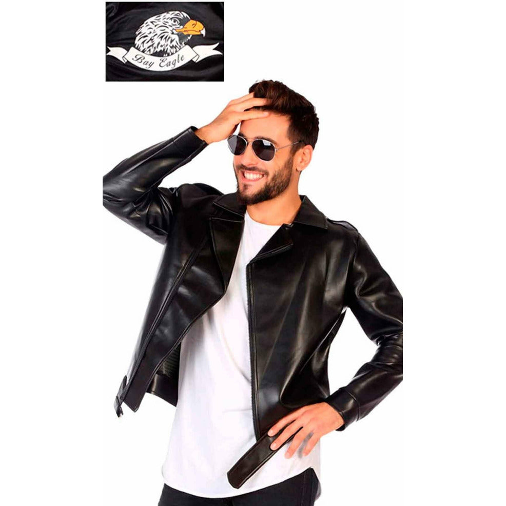 Cazadora de rock Negra para hombre | Don Disfraz