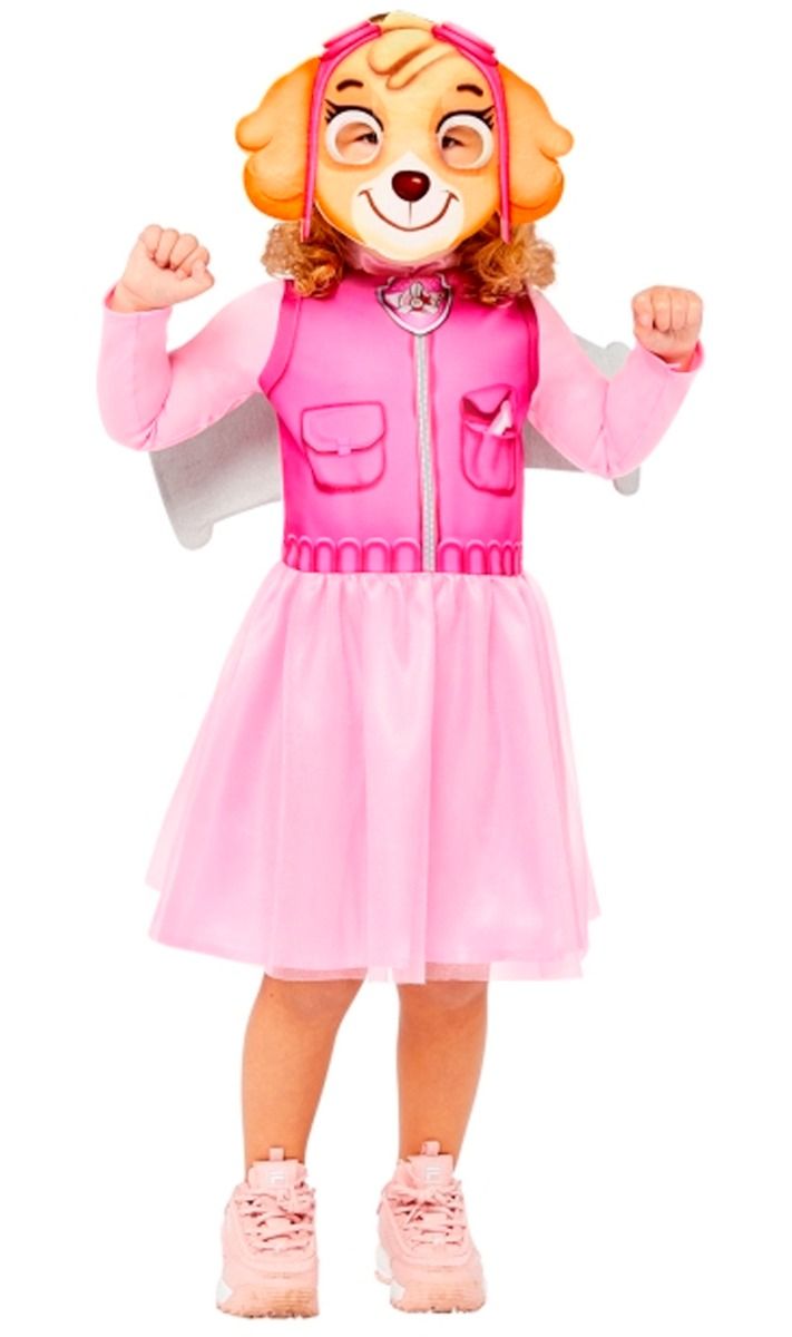Compre Fato de Skye Patrulha Canina para menina, Tamanho: a