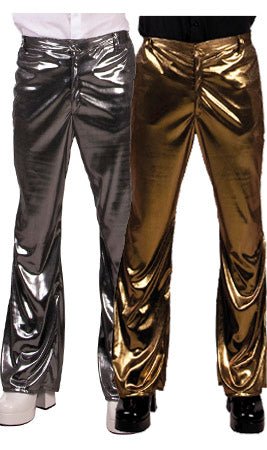 Calças de Disco com Brilho para Homem