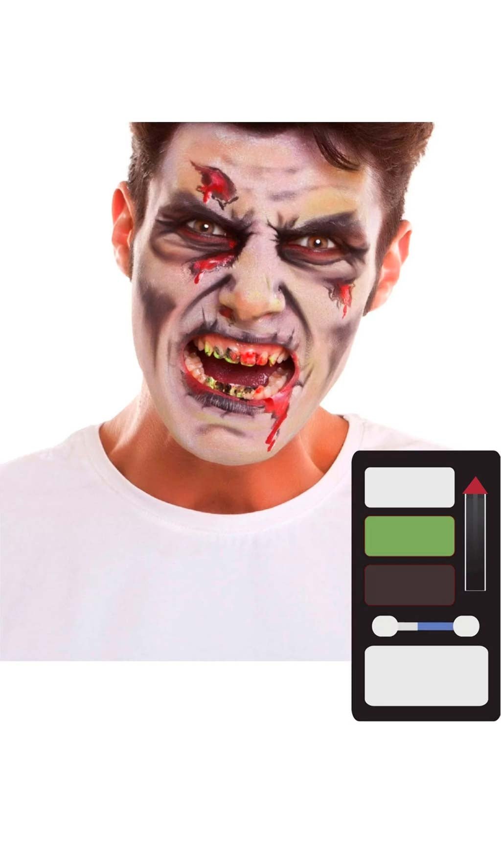 ZOMBIE MAKEUP  Maquiagem de Zumbi 2.0 - Tutorial passo a passo 