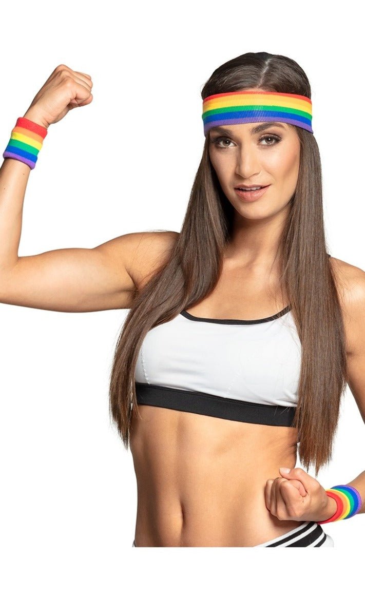 Conjunto de Aeróbica com Arco íris