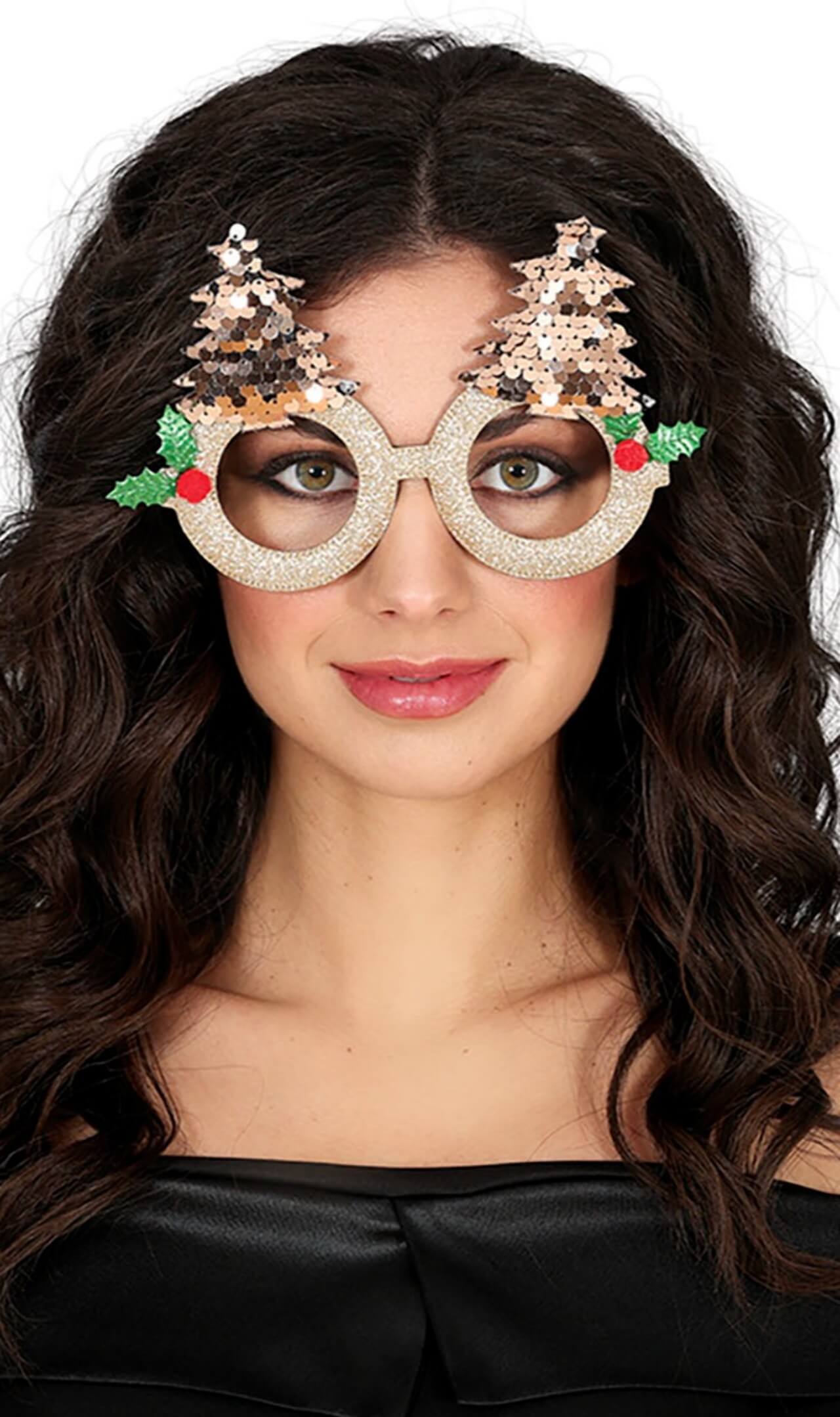 Óculos Dourados de Natal