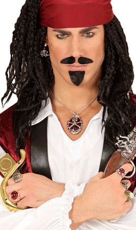 Anel Vermelho com Caveiras