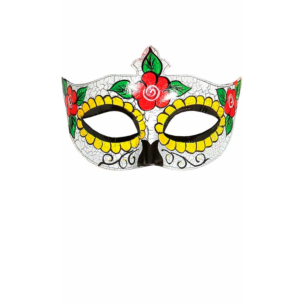 Antifaz Catrina Flores | Don Disfraz
