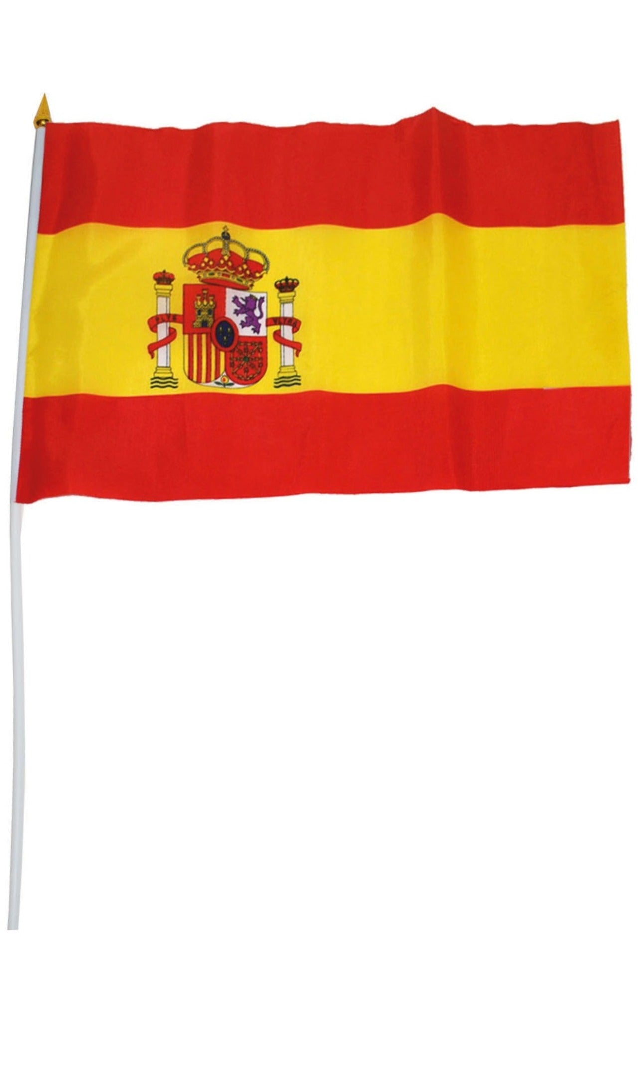 Bandeira de Espanha com Vara