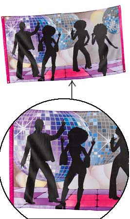 Bandeira com Formas de Disco