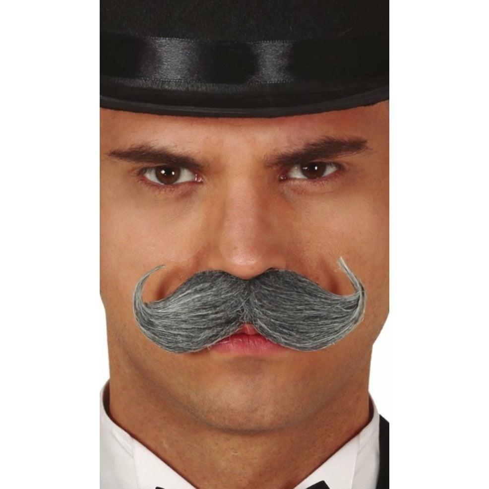 Bigote Gris Inglés | Don Disfraz