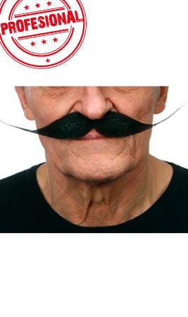 Bigode Preto Profissional 023-LH