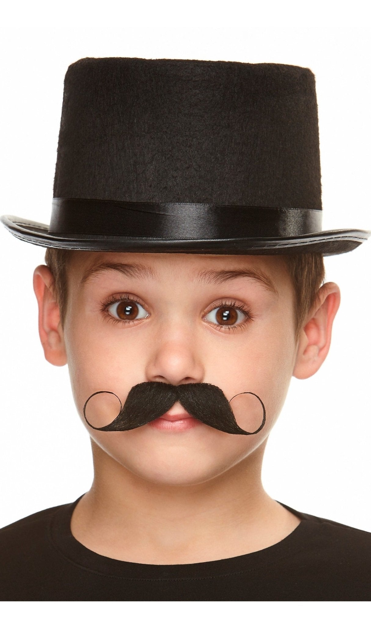 Bigode Preto Profissional para criança