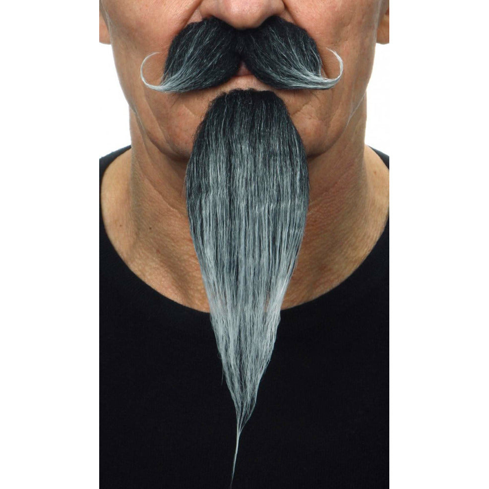 Bigote y Perilla Canas Profesional 026-LF | Don Disfraz