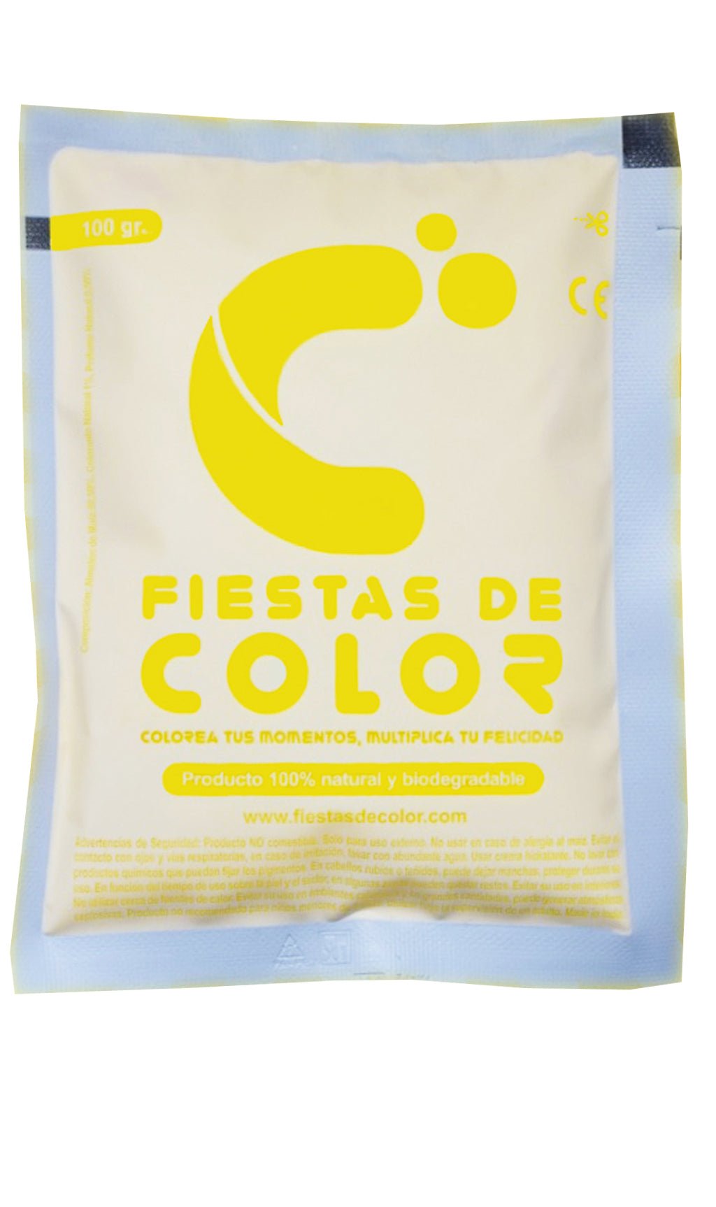 Saco de Pó Holi Amarelo