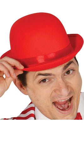 Chapéu de Coco Deluxe Vermelho