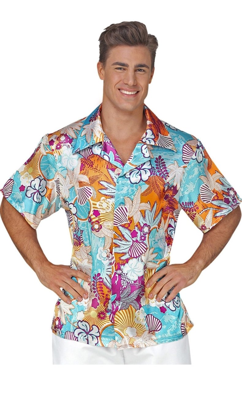 Camisa XL Havaiana de Flores