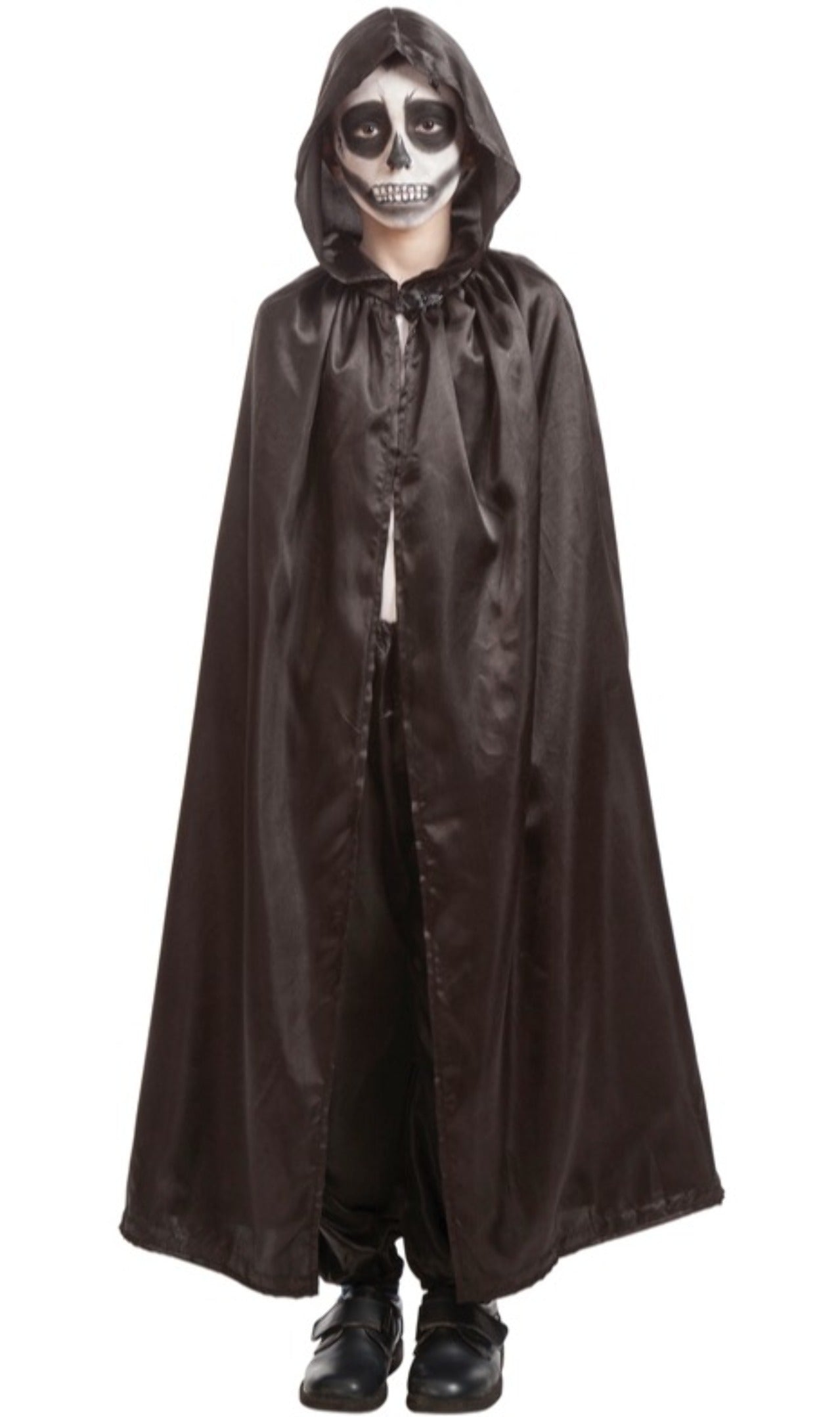 Capa Preta com Capuz para criança