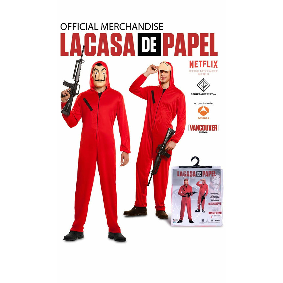 Disfraz de Ladrón de La Casa de Papel™ para adulto | Don Disfraz