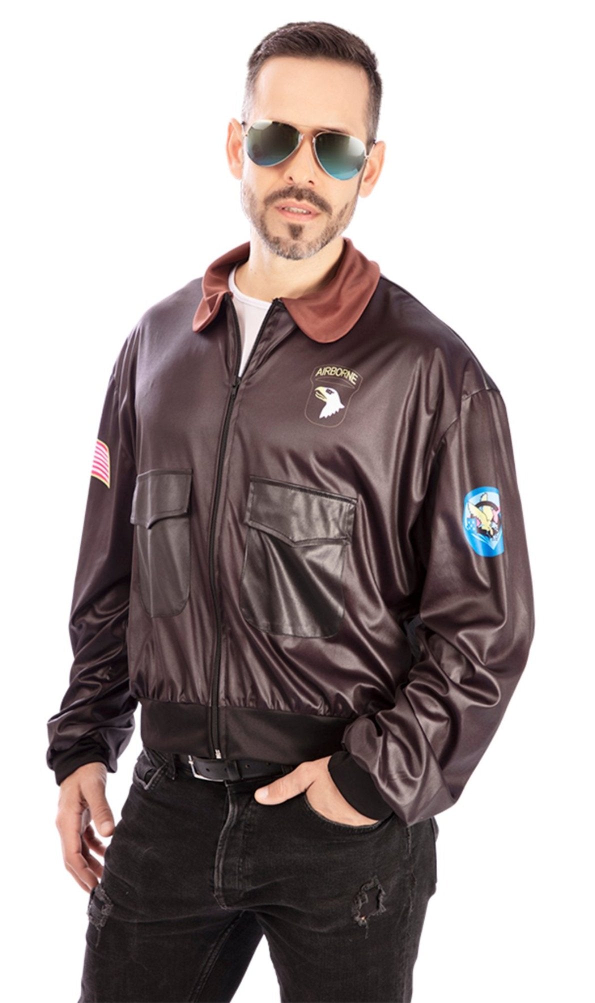 Cazadora de Aviador para hombre I Don Disfraz