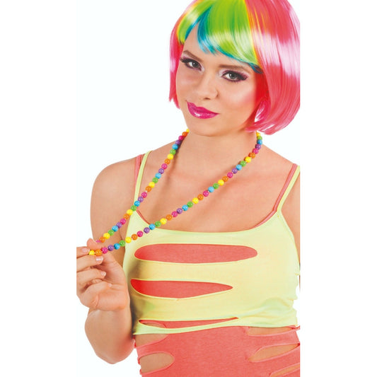 Collar de Perlas Multicolor | Don Disfraz