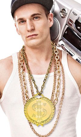 Colar com Medalha de Dólar