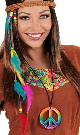 Colar de Hippie com Arco íris