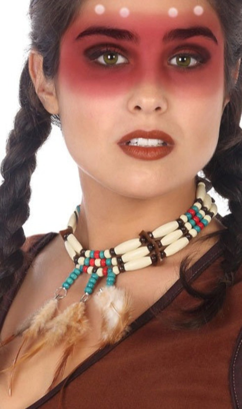 Colar de Índio com Plumas