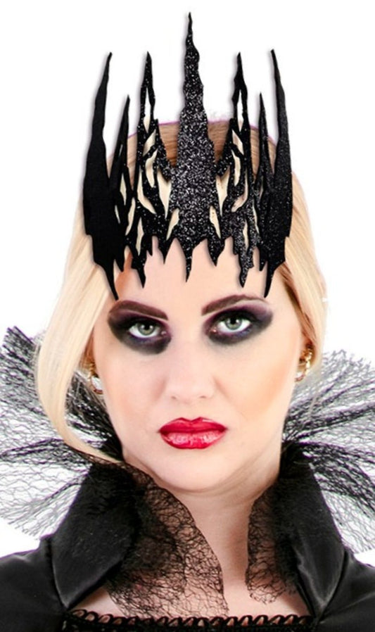 Coroa Rainha Madrasta Negra
