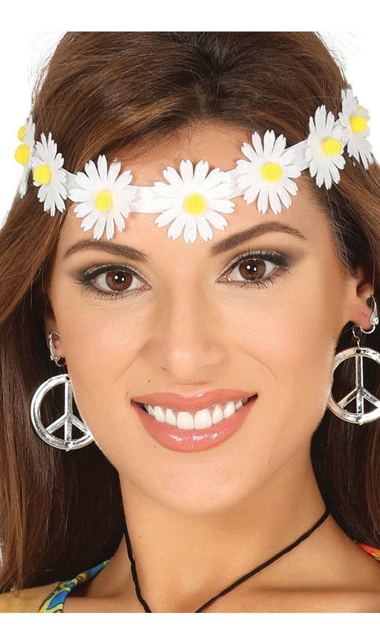 Coroa de Margaridas Brancas