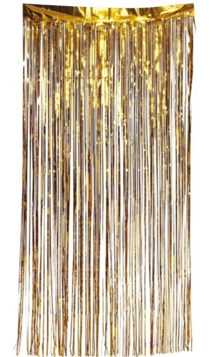 Decoração Cortina Dourada