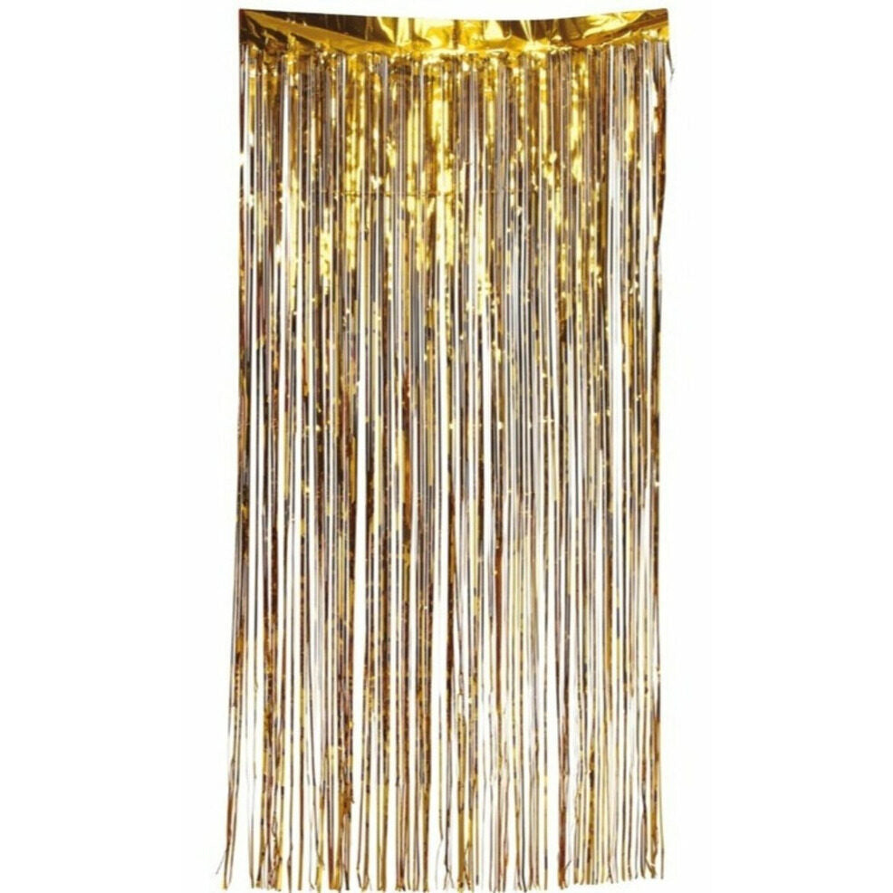 Cortina Dorada Decoración | Don Disfraz