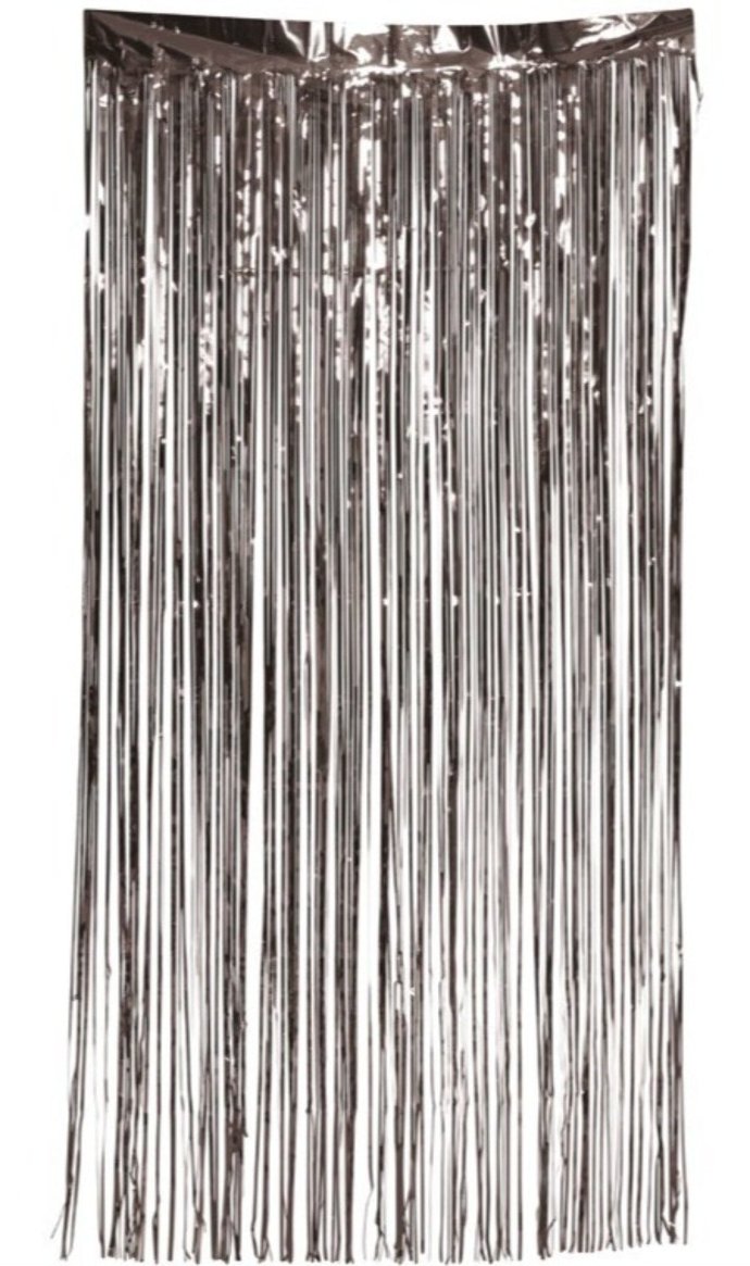Cortina De Prata Decoração