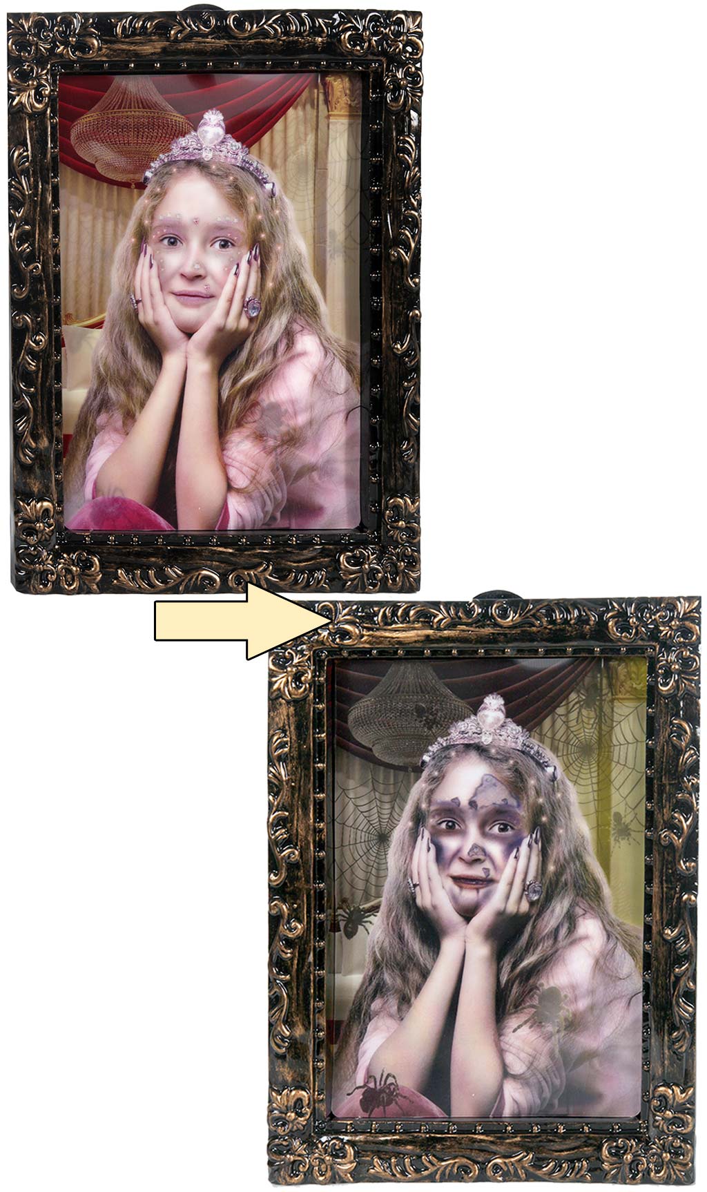 Quadro de Princesa Assustador