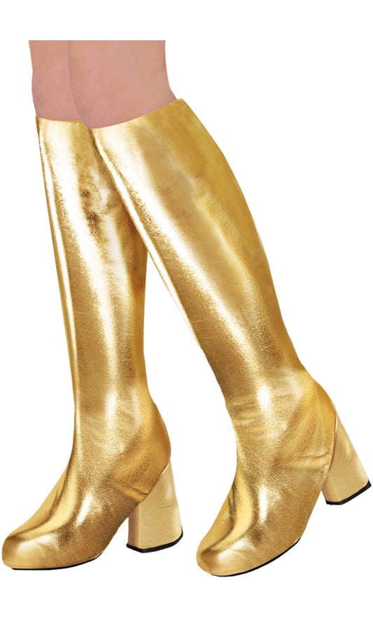 Capa para botas com Brilho Dourado