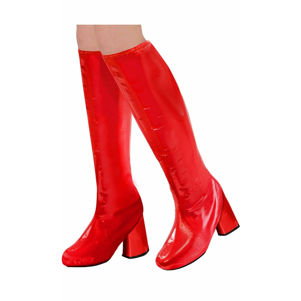 Cubrebotas Brillo Rojo | Don Disfraz