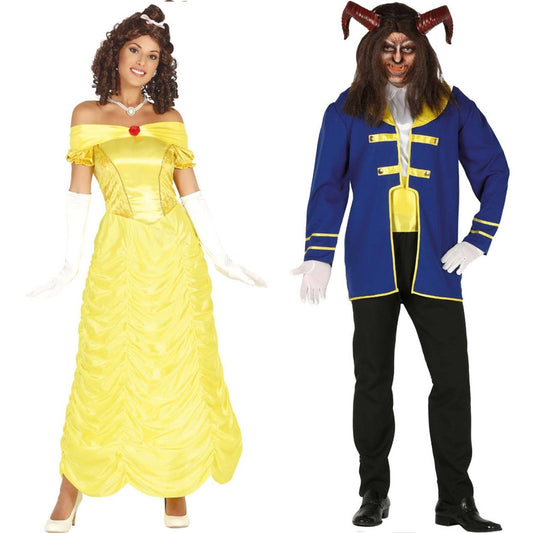 Disfraces en pareja de Bella y Bestia