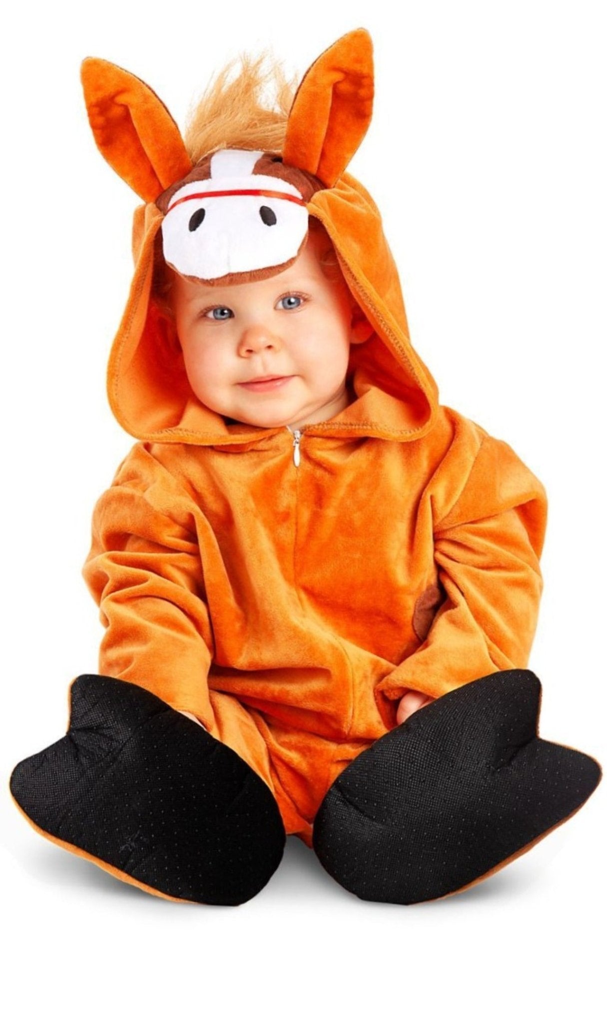 Fantasia de cavalo surpresa infantil para bebês | Costumalia