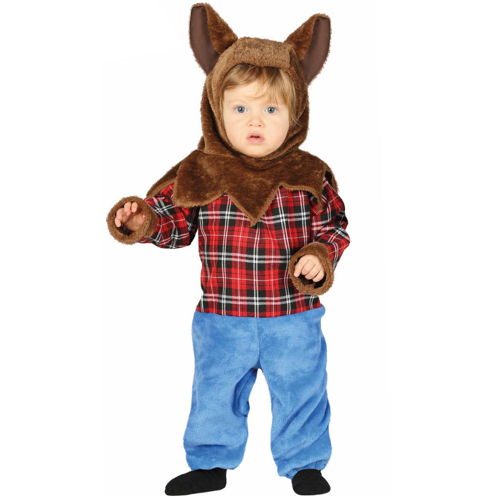 Disfraz de Hombre Lobo Cuadros infantil | Don Disfraz
