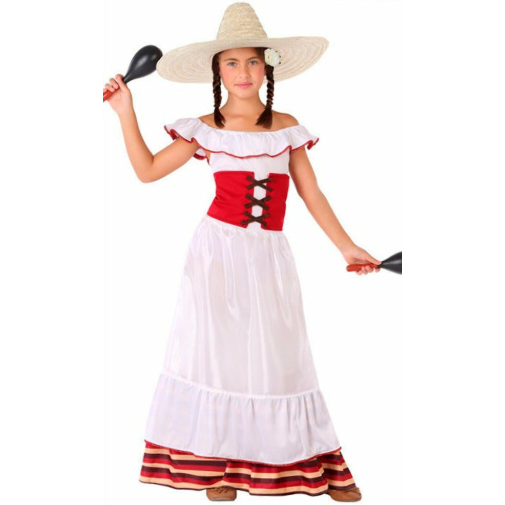 Disfraz de Mexicana Gabriela para niña | Don Disfraz