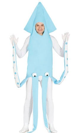Disfraz de Calamar Azul para adulto I Don Disfraz
