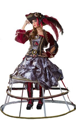 Disfraz de Pirata Reina del Caribe para mujer I Don Disfraz