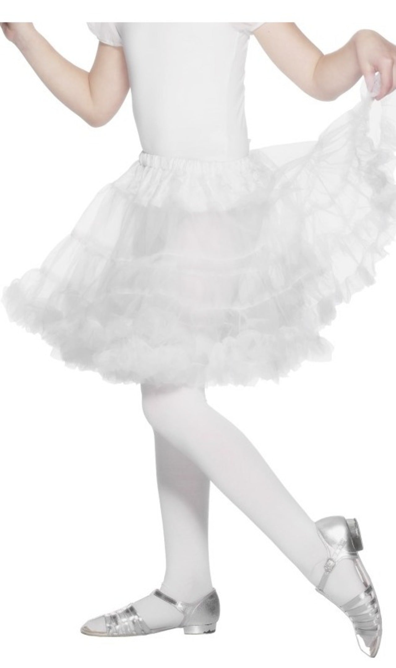 Saiote de Tule Branco para criança