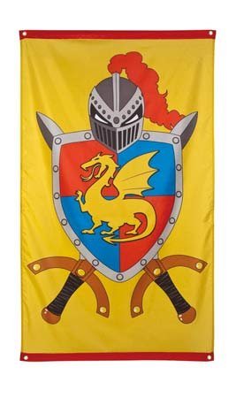 Estandarte Medieval do Dragão Maxi