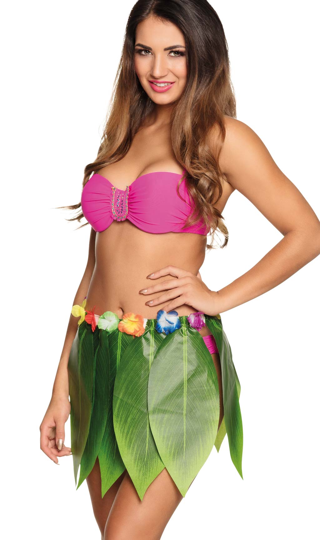 Saia Havaiana com Folhas de Palma