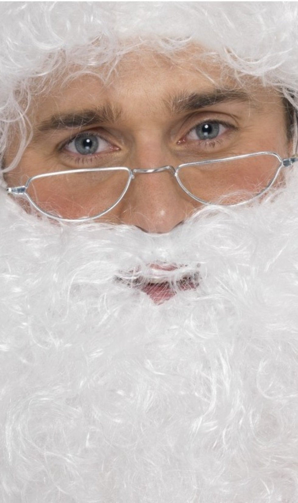 Óculos de Meia Lua Prateados